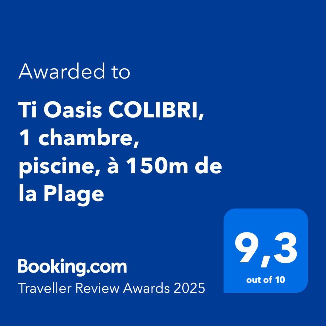 Ti Oasis Colibri, 1 Chambre, Piscine, A 150M De La Plage Sainte-Luce Exterior foto